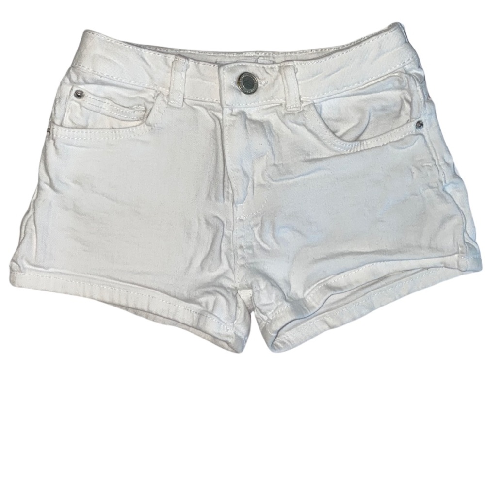 Zara white jean short